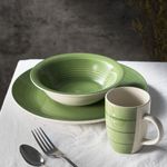 Vajilla Joy de Cerámica Verde 12 Pzas