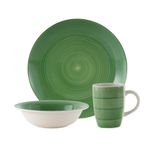 Vajilla Joy de Cerámica Verde 12 Pzas
