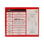 Lámpara de Mesa CCT Táctil Color Negro