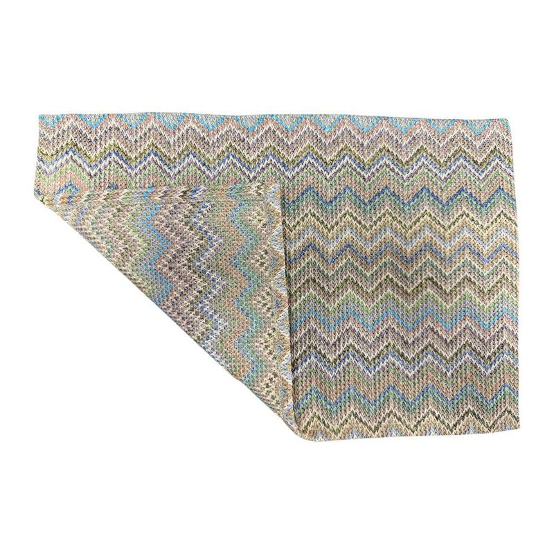 Individual Tejido Multicolor Diseño Zigzag 30x45 Cm