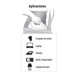 Extensión Eléctrica Doméstica Polarizada Verde de 6 M