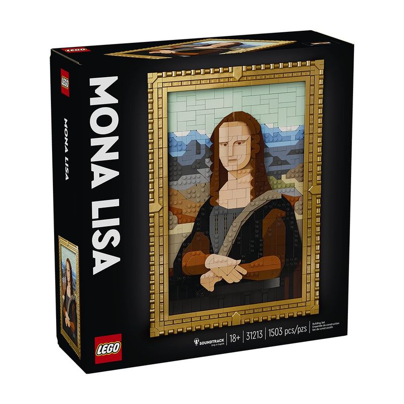 Lego Art Mona Lisa Cuadro Decorativo de 1503 Pzas.