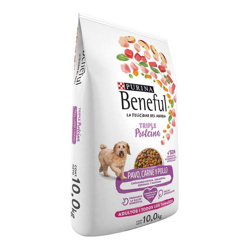 Alimento Seco para Perro Triple Proteína 10 Kg