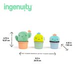 Set de Juguetes Sensoriales Macetas Cactus 3 Pzas