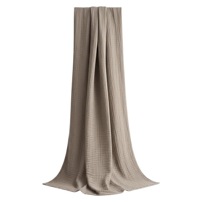 Frazada Muslin Tamaño Full/Queen Color Taupe