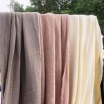 Frazada Muslin Tamaño Full/Queen Color Taupe