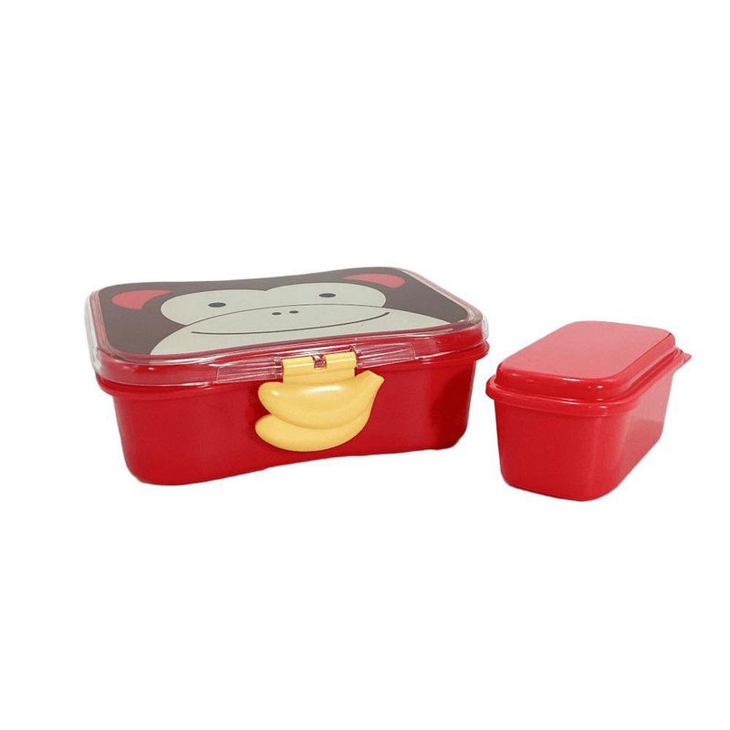 Lonchera Infantil Skip Hop Diseño Mono 4 Pzas