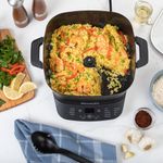 Olla Eléctrica Multifunción con Tapa de Vidrio y control Digital