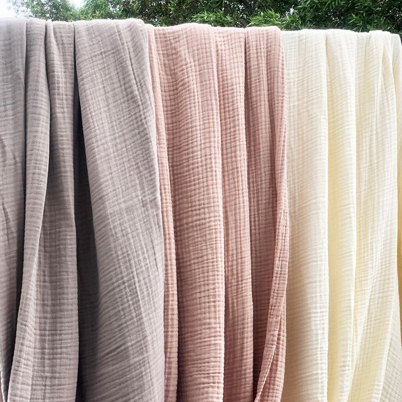 Frazada Muslin Tamaño Full/Queen Color Ivory