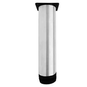 Pata para Mueble Acabado Acero Inoxidable Satinado 200 Mm