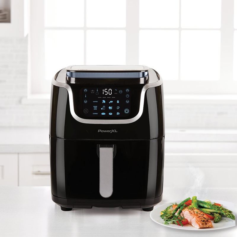 Freidora de Aire PowerXL Digital 6.6L 3 en 1 Color Negro