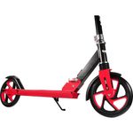 Monopatín Plegable con T-bar Ajustable Color Negro y Rojo