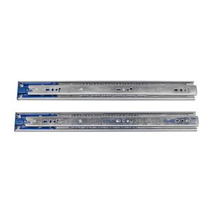 Riel Full Extension Push 16 Plg Acabado Cromado