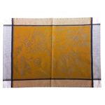 Individual Rectangular de Tela Dorado 33 x 47 Cm