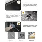 Lavatrastos de 1 Fosa Microestampado Negro Satinado 81x46 cm