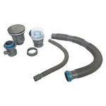 Lavatrastos de 1 Fosa Microestampado Negro Satinado 81x46 cm