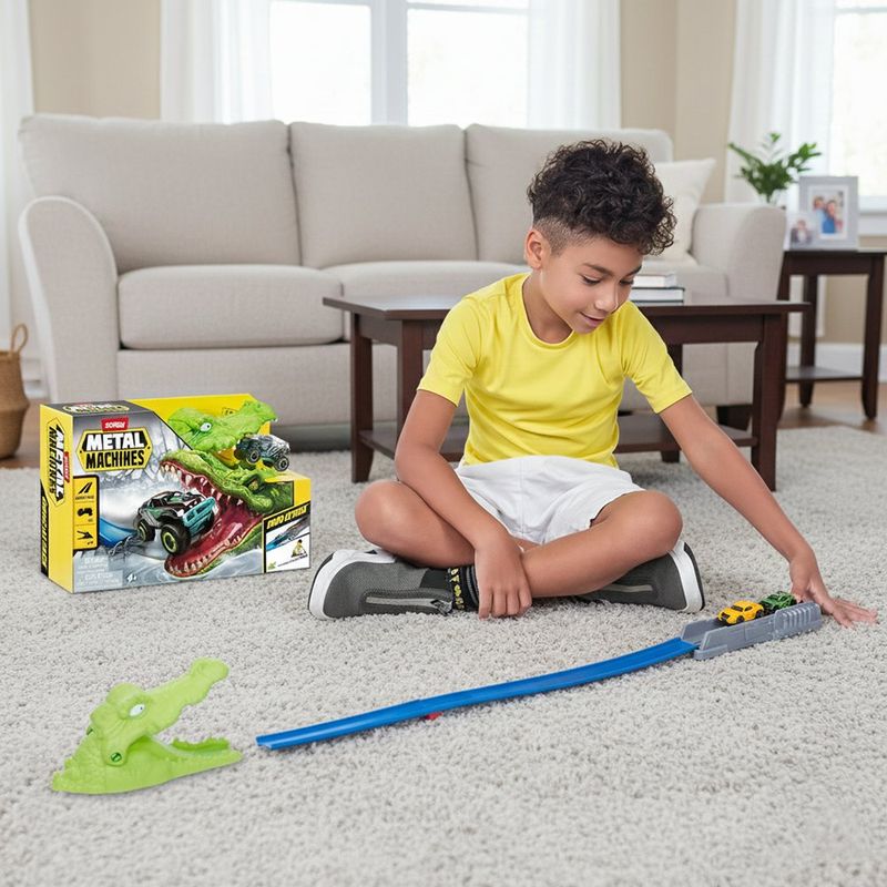 Pista Metal Machines Croc Attack con Vehículo