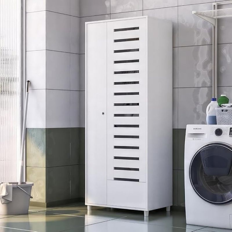 Mueble para Lavandería Ricky 2 Puertas Blanco