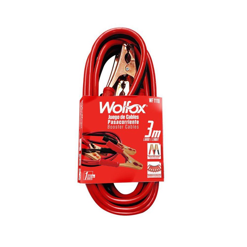 Juego de Cables Pasacorriente 10 AWG de 3 M