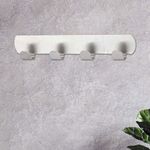 Ganchos Adhesivos 16X3X2 Cm Plateado - Viva