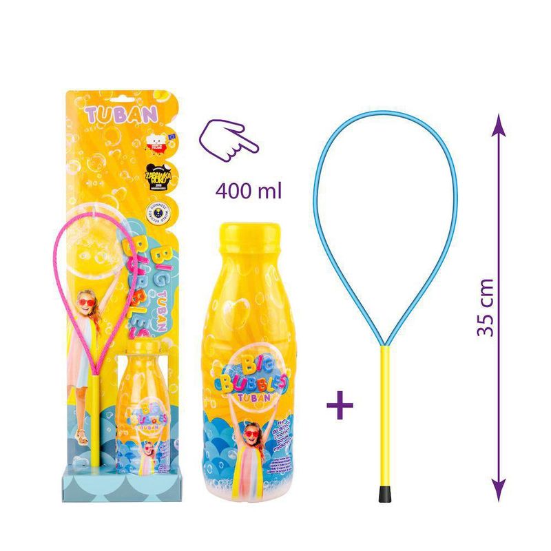 Set De Anillo Para Burbujas 400 Ml - Tuban