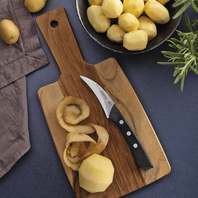 Cuchillo Mondador Solutta de 3 plg Color Negro