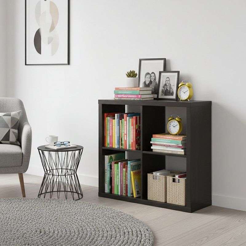 Estantería Modular con 4 Cubos