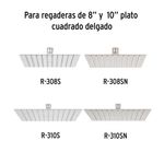 Brazo para Ducha de Pared 50 cm Color Cromo