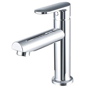 Grifo Monomando para Lavamanos Cuello Bajo Modelo Maia Cromo