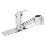 Grifo Monomando para Lavatrastos Cuello Extraíble Cromo