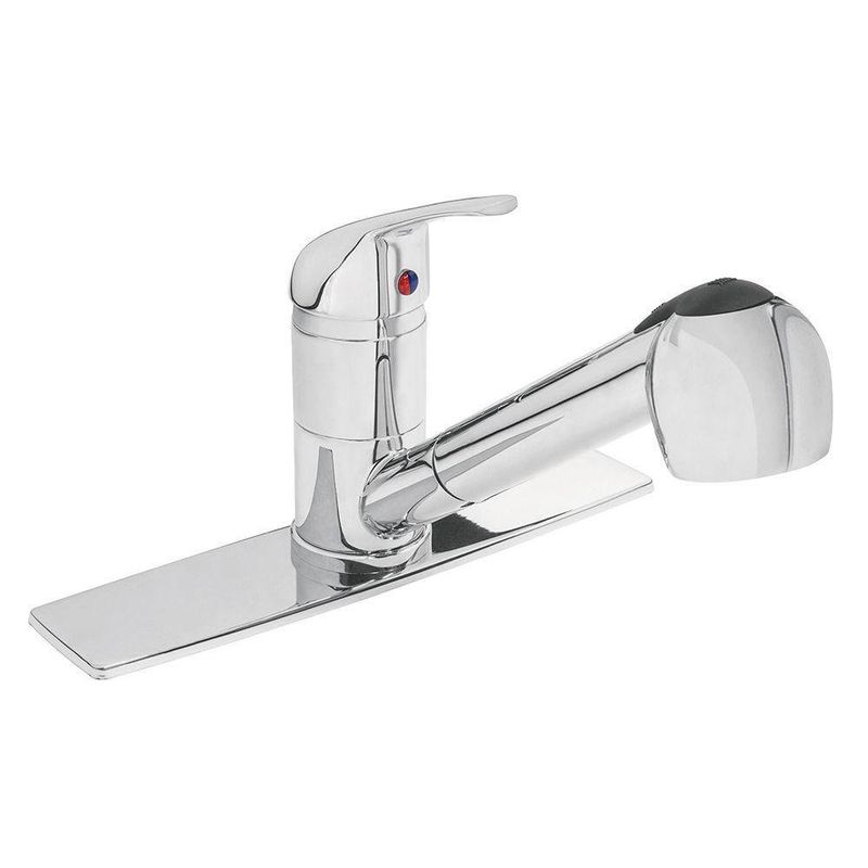Grifo Monomando para Lavatrastos Cuello Extraíble Cromo