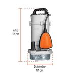 Bomba Sumergible Limpia 1hp Altura 33 M Caudal 117 Lts/Min