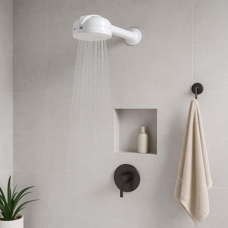 Calentador de Ducha Eléctrico Evidence 4 Temperaturas Color Blanco