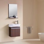 Set Vanity de 45 x 31.5 cm con Espejo Color Café Oscuro