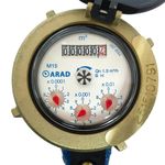 Contador de Agua de 1/2 Plg Modelo M Arad Bronce