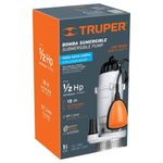 Bomba Sumergible para Agua Limpia 1/2 HP 18 M 97 Lts/Min