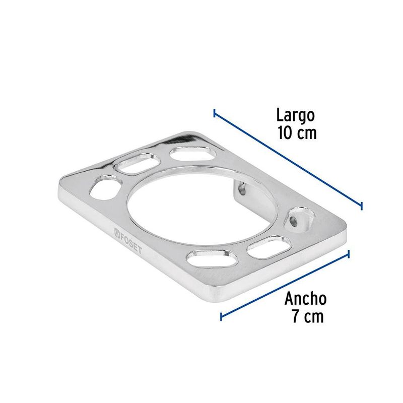 Portavaso Cepillero Cromado Basic
