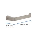 Porta Rollo para Papel Higiénico sin Tapa Latón Satinado