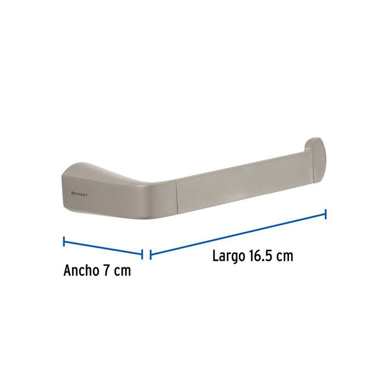 Porta Rollo para Papel Higiénico sin Tapa Latón Satinado
