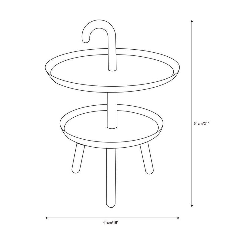 Mesa Auxiliar Segovia Negra