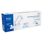 Grifo Mezclador para Lavatrastos Corto Tipo Palanca 8 Plg