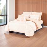 Set de Edredón Queen de 11 Pzas Diseño Blush Linen