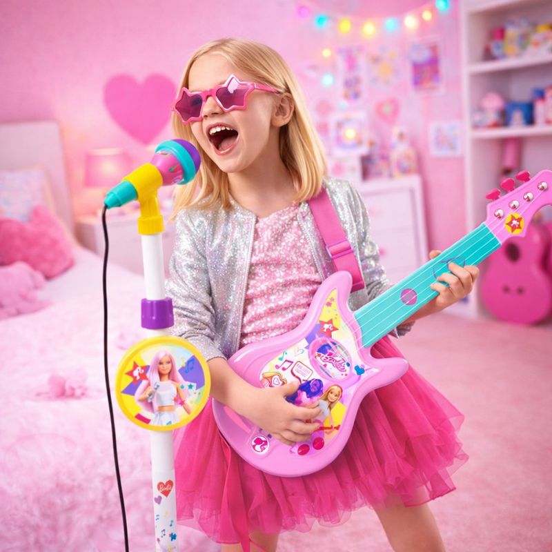 Micrófono y Guitarra Barbie Dreamtopia