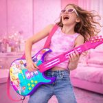 Guitarra Electrónica Barbie con Luz