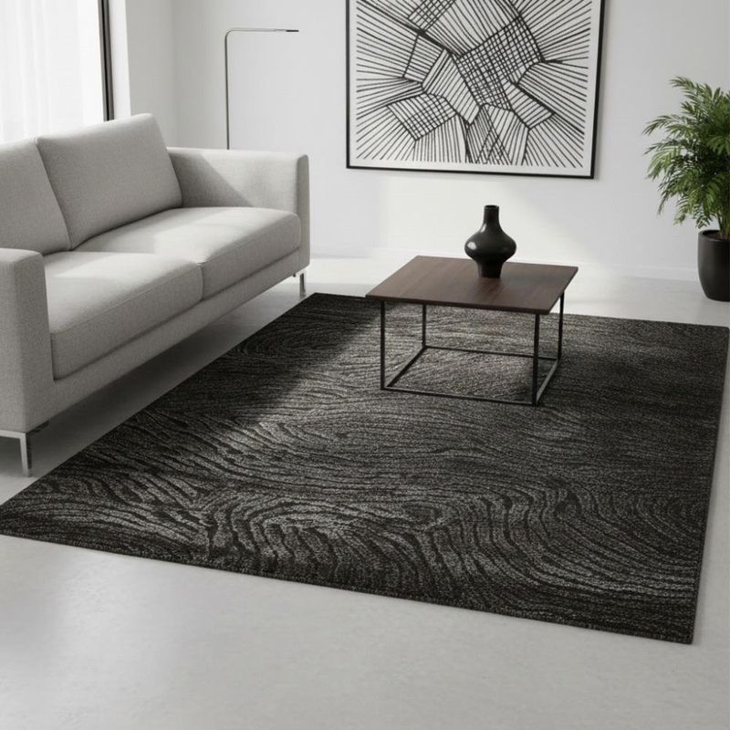 Alfombra Isola Gris 120 x 170 Cm