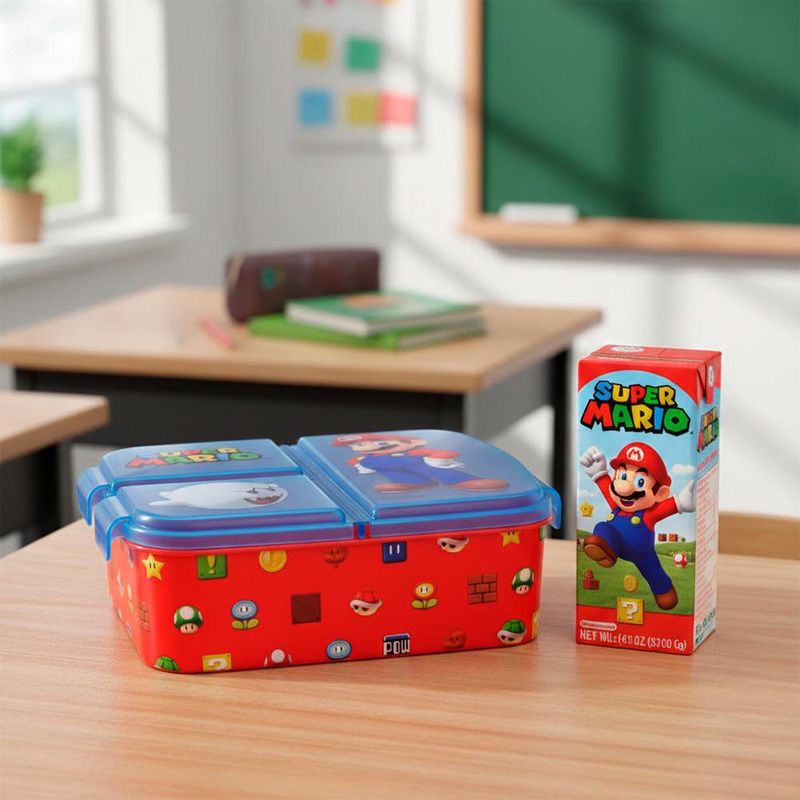 Lonchera Super Mario con Compartimentos