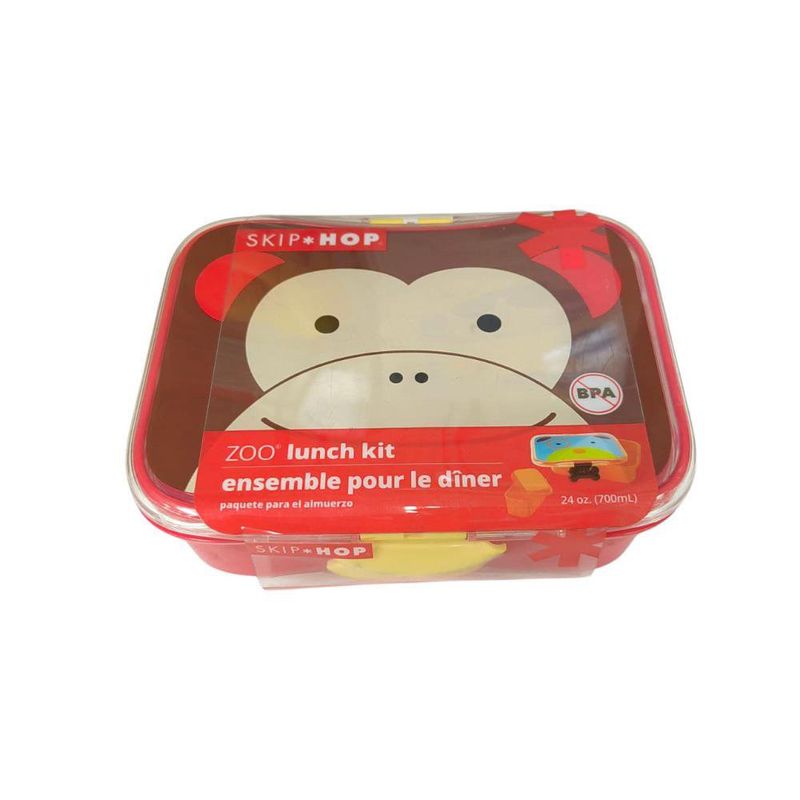 Lonchera Infantil Skip Hop Diseño Mono 4 Pzas
