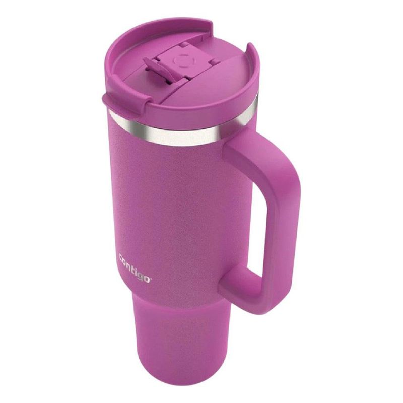 Tumbler Contigo Streeter Ville de 40 Oz Acero Inoxidable Color Fucsia