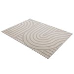 Alfombra Brera con Relieve de Arcos Geométricos