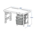 Escritorio Infantil Multicolor con 3 Cajones